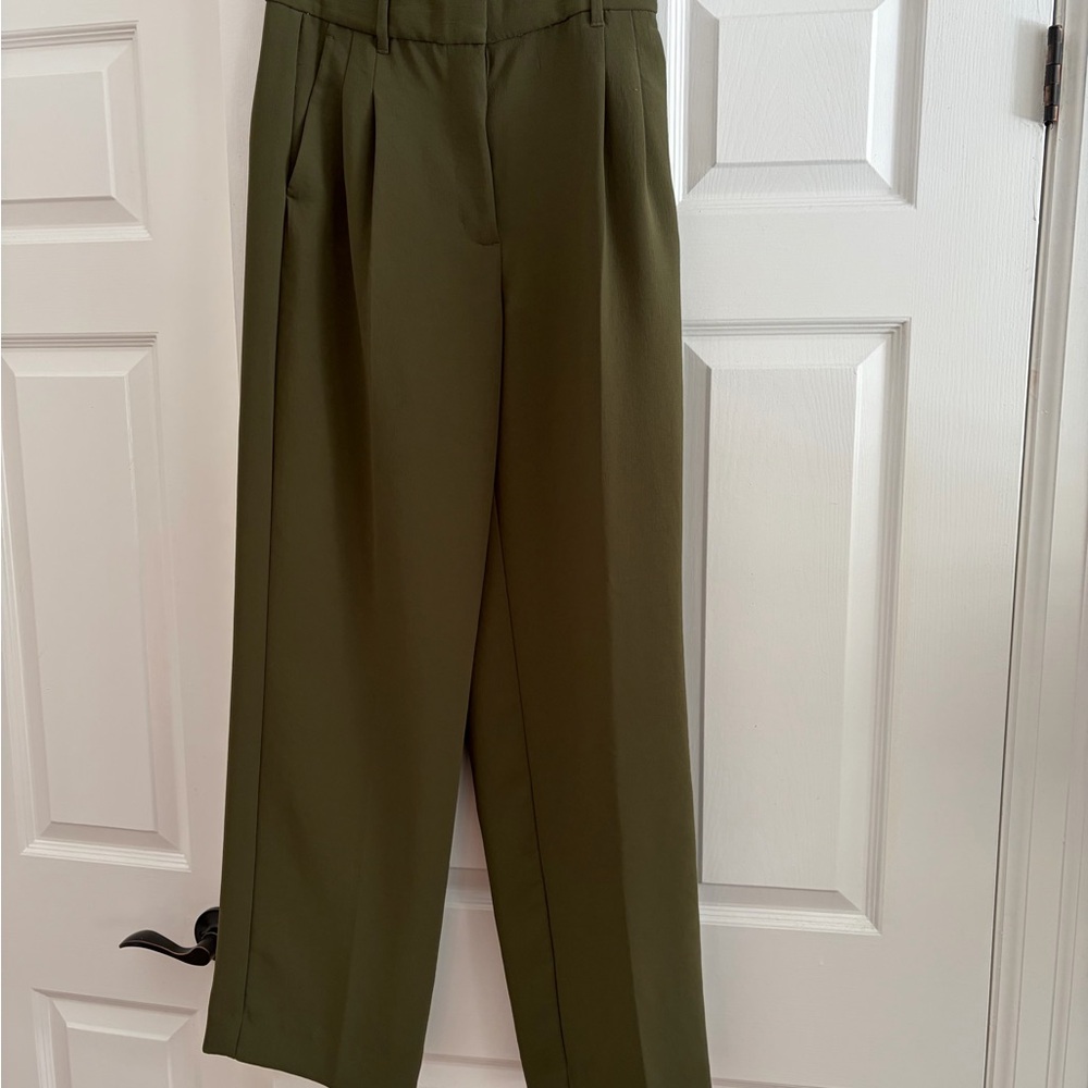 Wilfred Dark Olive Green Effortless Pants